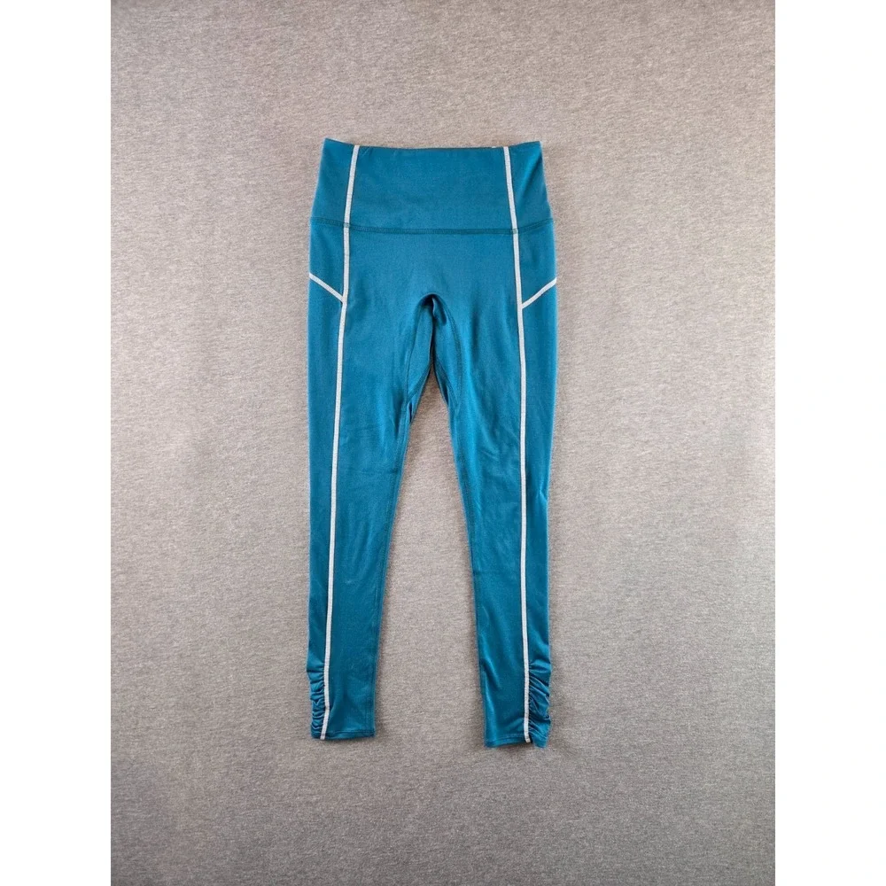 Free People Movement You're A Peach Leggings Women's XS Blue Activewear Gym